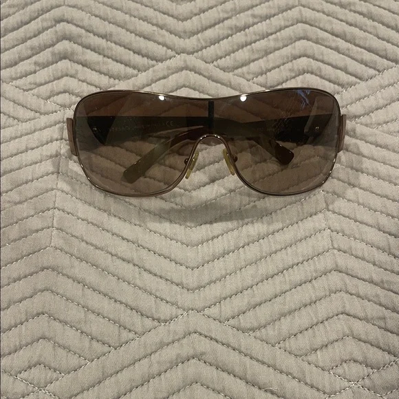 Versace Black and Brown Sunglasses - Picture 1 of 7